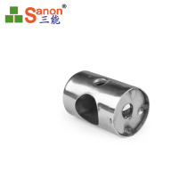 SS304 stainless steel handrail tube connector perpendicular joiner for pipe 12mm/16mm